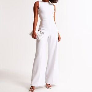 NWT Abercrombie & Fitch White Jumpsuit